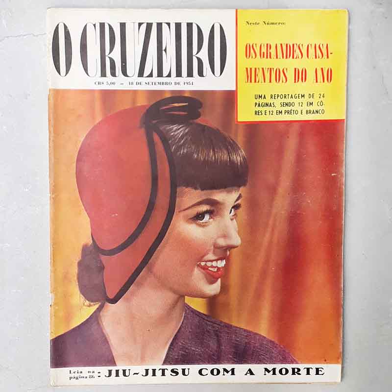 Foto - Revista O Cruzeiro Setembro/1954 Capa