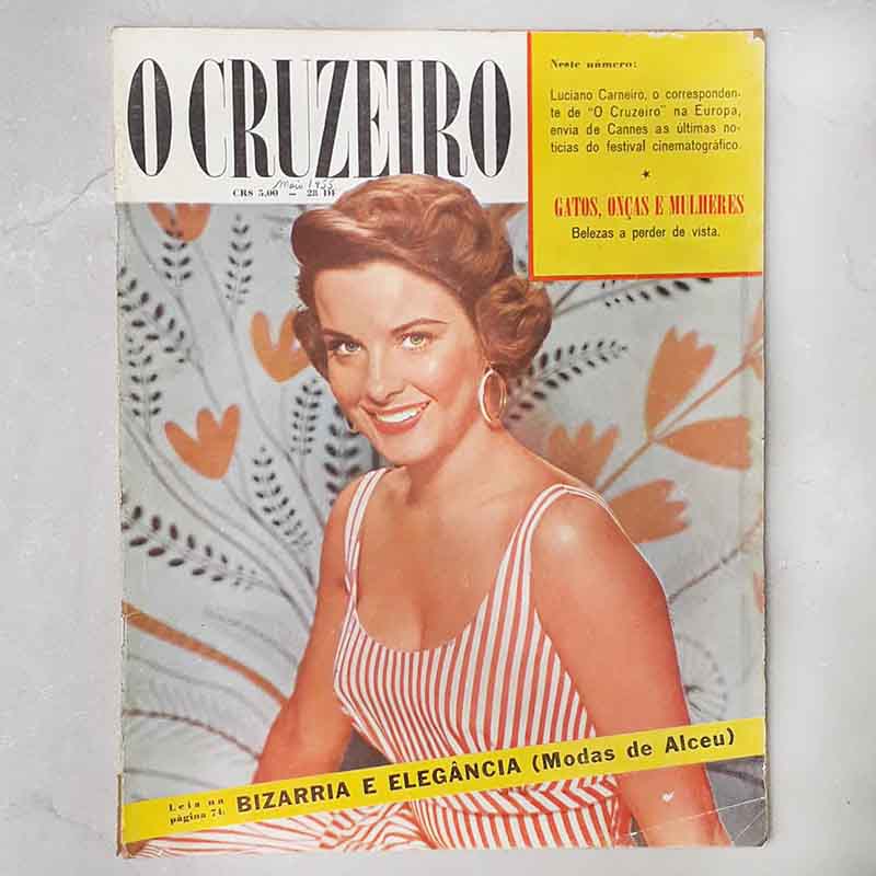 Revista O Cruzeiro Maio/1955 Capa Jean Peters