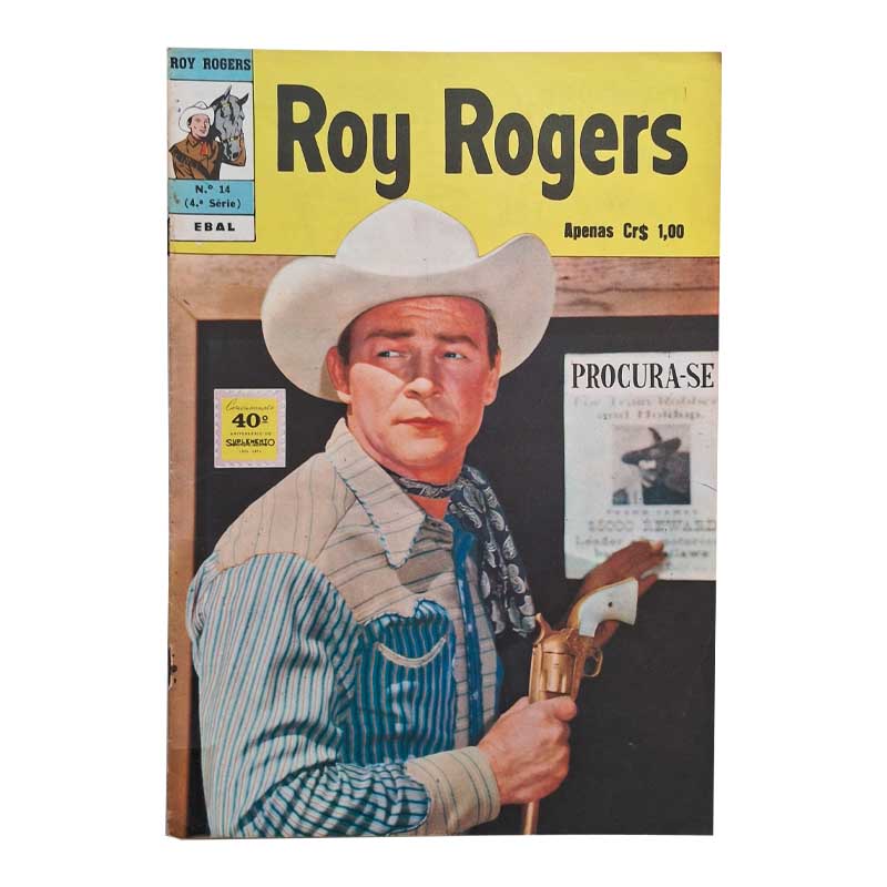 Roy Rogers 4ª Série Nr 14 Ebal Abril/1974