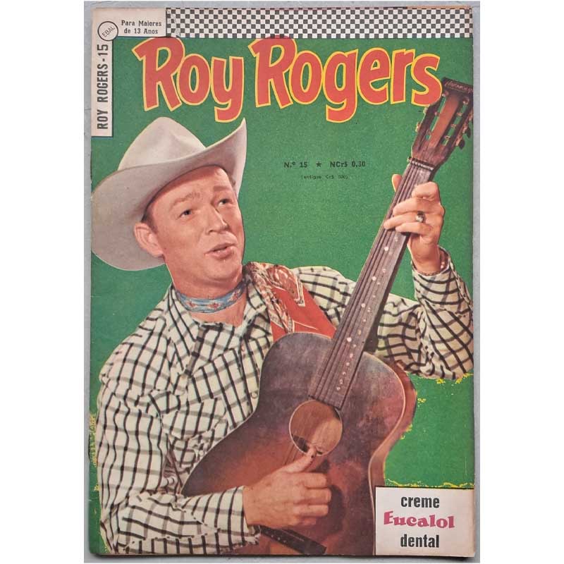 Roy Rogers 3ª Série Ebal Nr 15 Março/1967