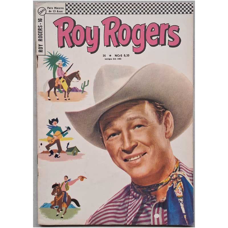 Roy Rogers 3ª Série Ebal Nr 16 Abril/1967