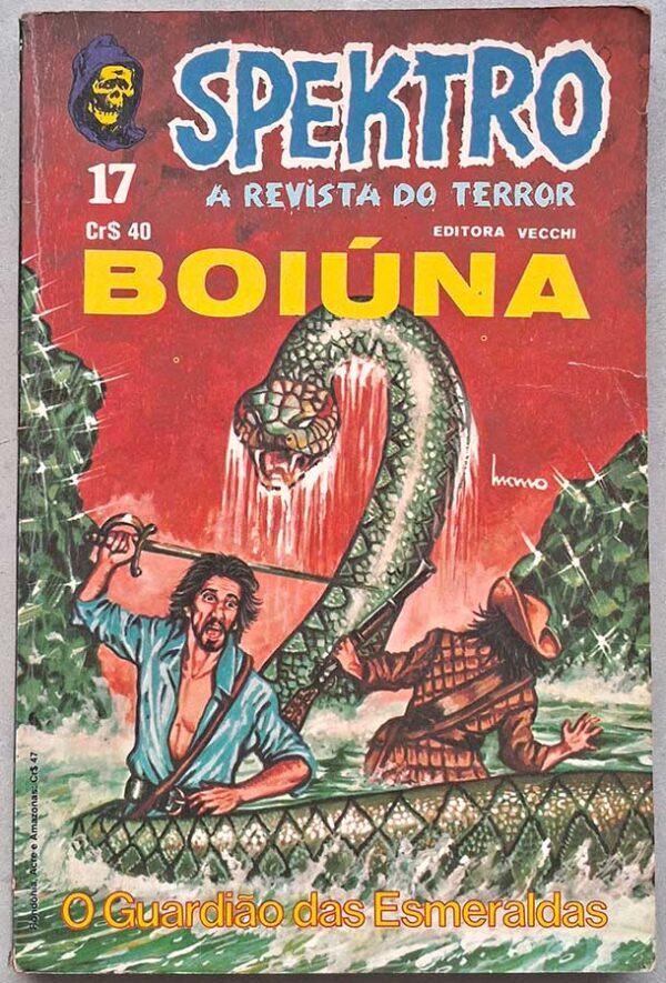 Gibi/Hq Spektro Número 17.   Gibis antigos. Revistas em Quadrinhos.  Editora: Vecchi.  Edição: Agosto/1980. 