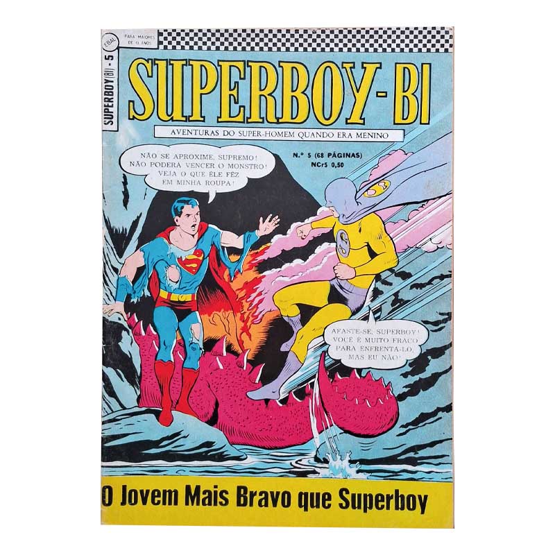 Superboy Bi 1ª Série Nr 05 Dezembro/1967-Janeiro/1968 Ebal