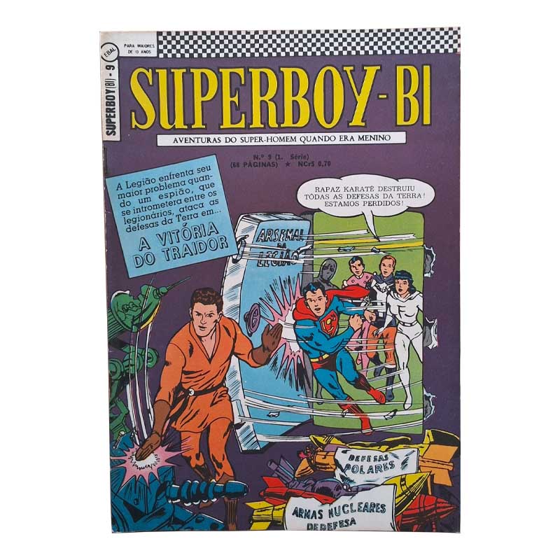 Superboy Bi 1ª Série Nr 09 Agosto-Setembro/1968 Ebal