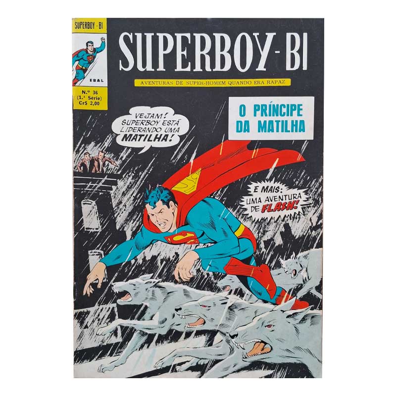 Superboy Bi 1ª Série Nr 36 Fevereiro-Março/1973 Ebal