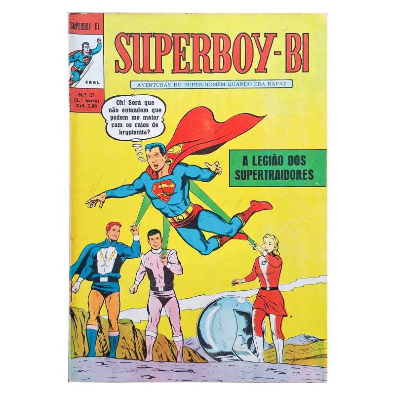 Superboy Bi 1ª Série Nr 37 Abril-Maio/1973 Ebal