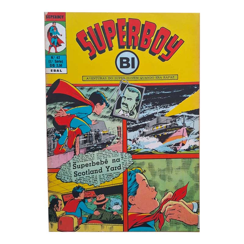 Superboy Bi 1ª Série Nr 42 Fevereiro-Março/1974 Ebal