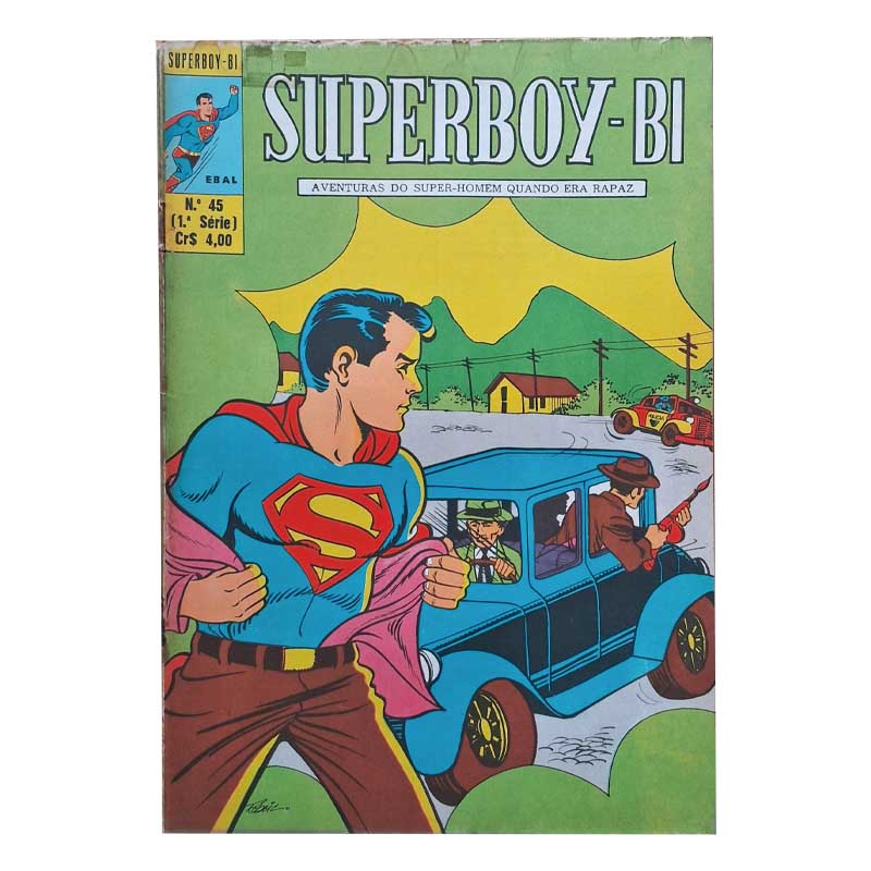 Superboy Bi 1ª Série Nr 45 Agosto-Setembro/1974 Ebal