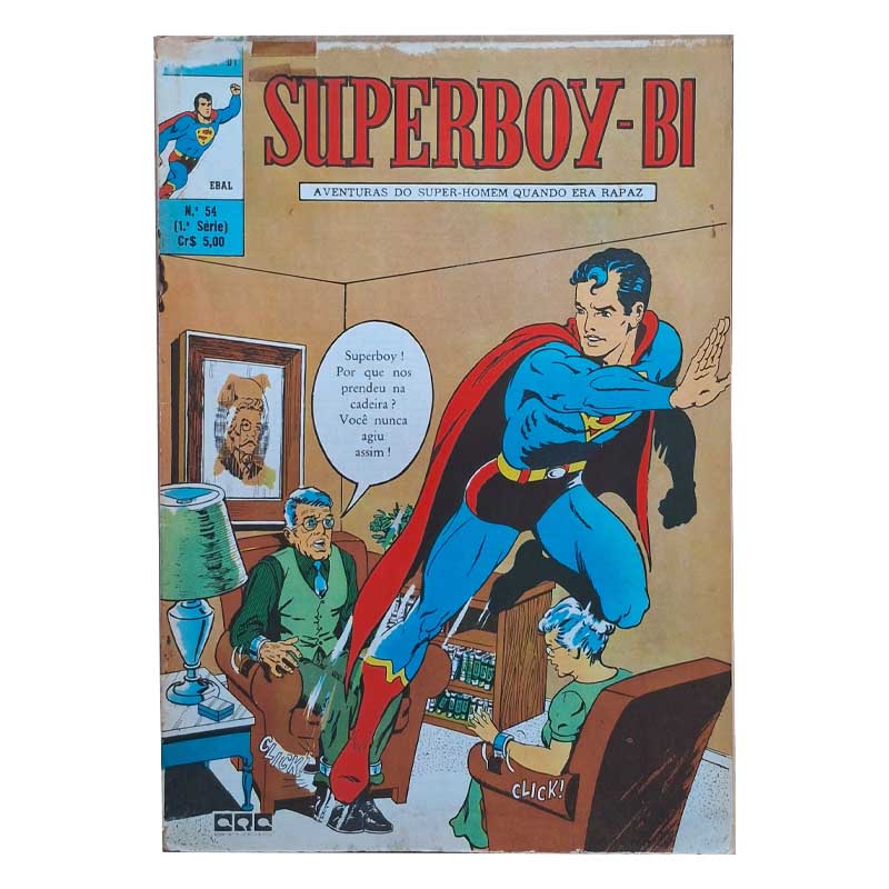 Superboy Bi 1ª Série Nr 54 Fevereiro-Março/1976 Ebal