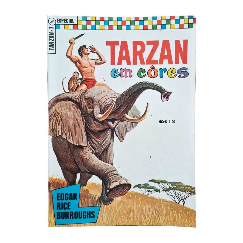 Tarzan em Cores 1ª Serie Nr 1 Ebal Junho/1969