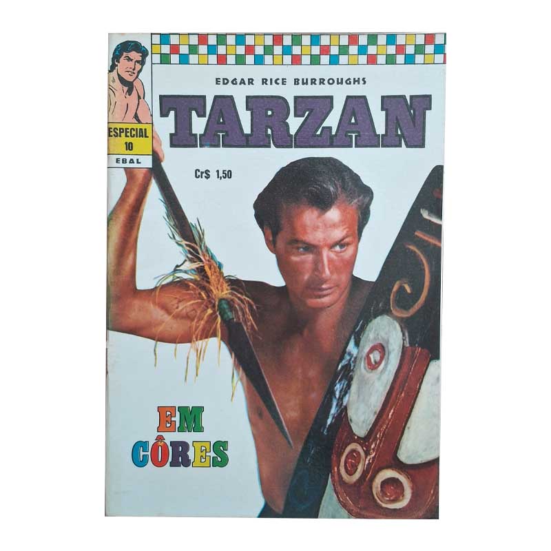 Tarzan em Cores 1ª Serie Nr 10 Ebal Setembro/1971