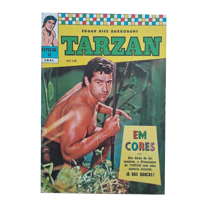 Tarzan em Cores 1ª Serie Nr 12 Ebal Novembro/1971