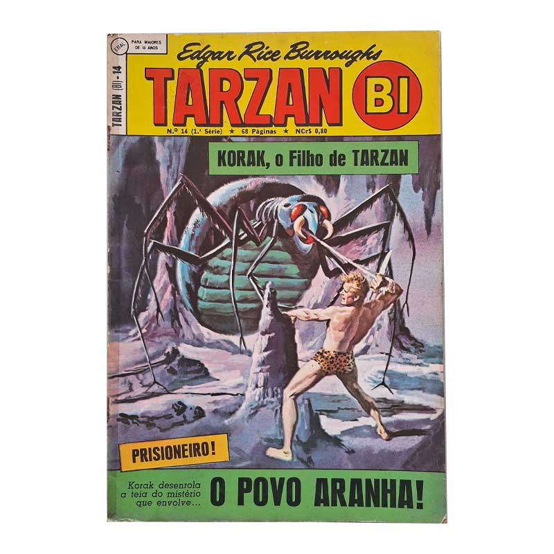 Tarzan Bi 1ª Série Nr 14 Março-Abril/1970 Ebal