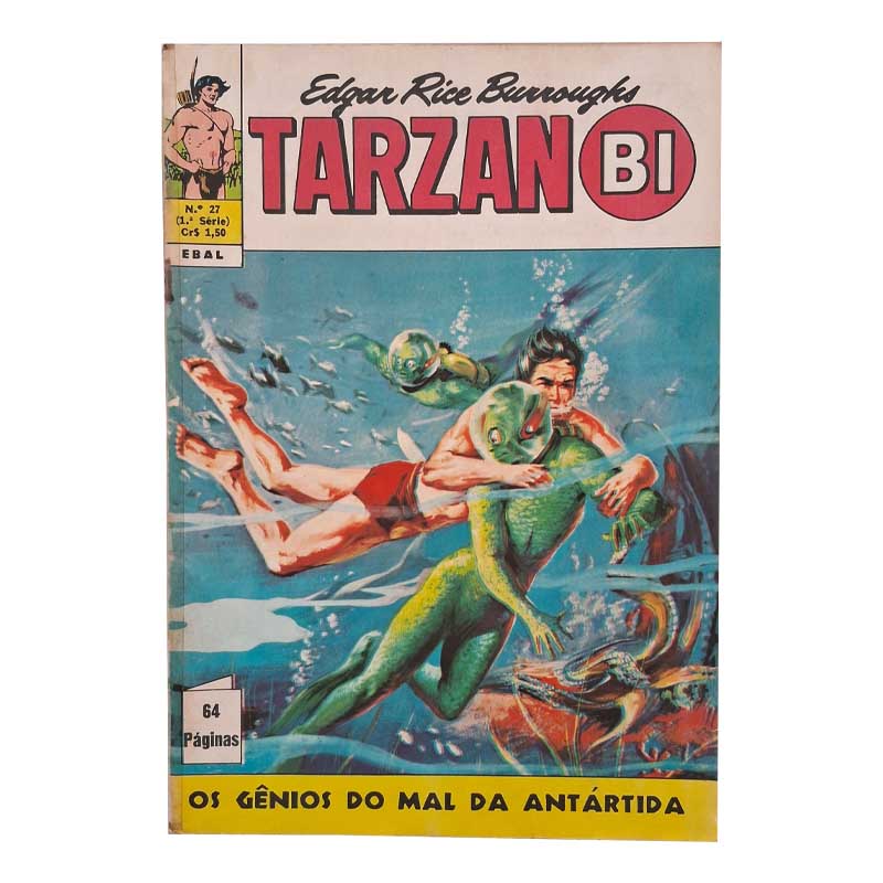 Tarzan Bi 1ª Série Nr 27 Maio-Junho/1972 Ebal