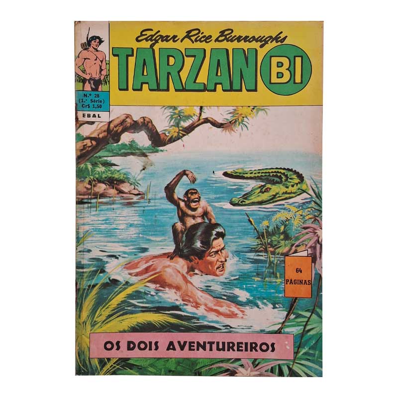 Tarzan Bi 1ª Série Nr 28 Julho-Agosto/1972 Ebal