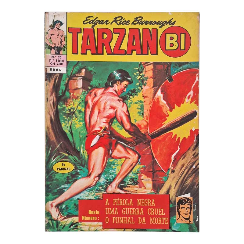 Tarzan Bi 1ª Série Nr 30 Novembro-Dezembro/1972 Ebal