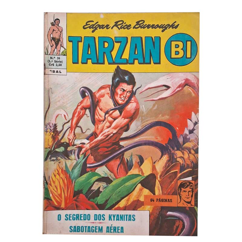 Tarzan Bi 1ª Série Nr 36 Novembro-Dezembro/1973 Ebal