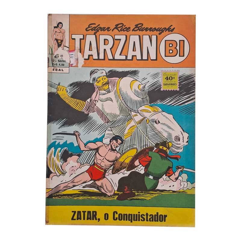 Tarzan Bi 1ª Série Nr 41 Setembro-Outubro/1974 Ebal