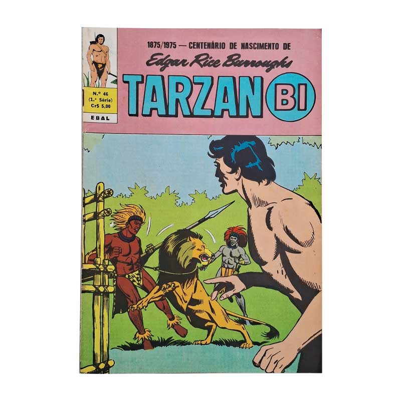 Tarzan Bi 1ª Série Nr 46 Julho-Agosto/1975 Ebal