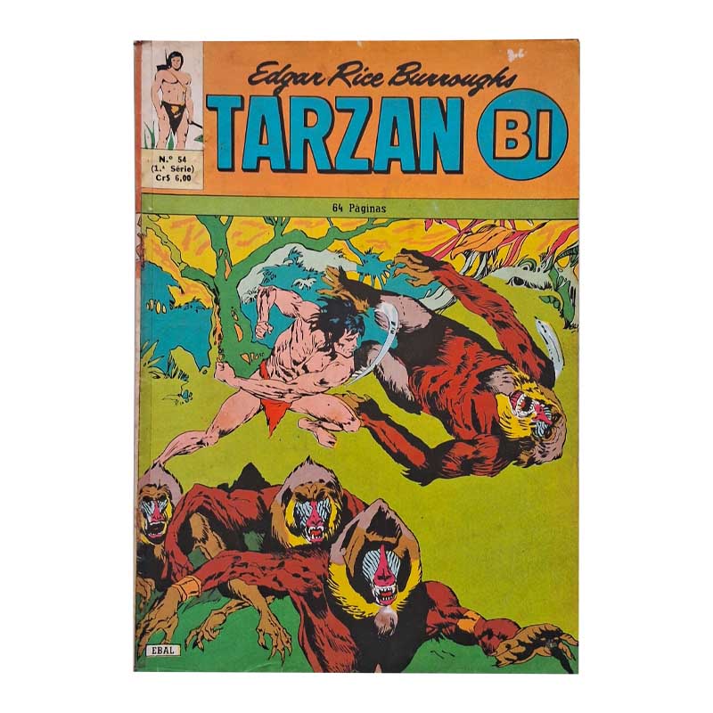 Tarzan Bi 1ª Série Nr 54 Novembro-Dezembro/1976 Ebal