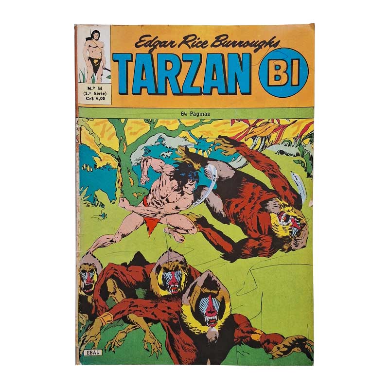 Tarzan Bi 1ª Série Nr 54 Novembro-Dezembro/1976 Ebal