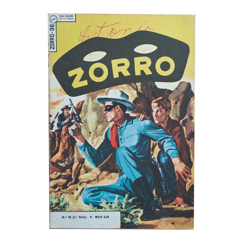 Zorro 2ª Série Nr 96 Ebal Abril/1970