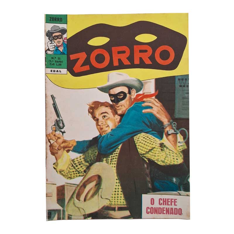 Zorro 3ª Série Nr 31 Ebal Março/1973