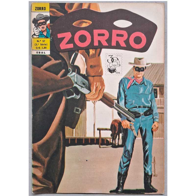 Zorro 3ª Série Nr 57 Maio/1975 Ebal