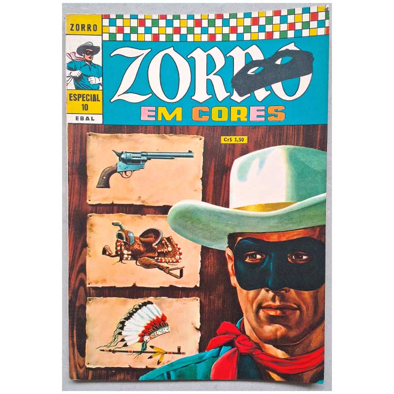 Zorro em Cores Nr 10 Fevereiro/1972 Ebal