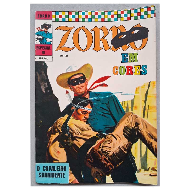 Zorro em Cores Nr 18 Outubro/1972 Ebal