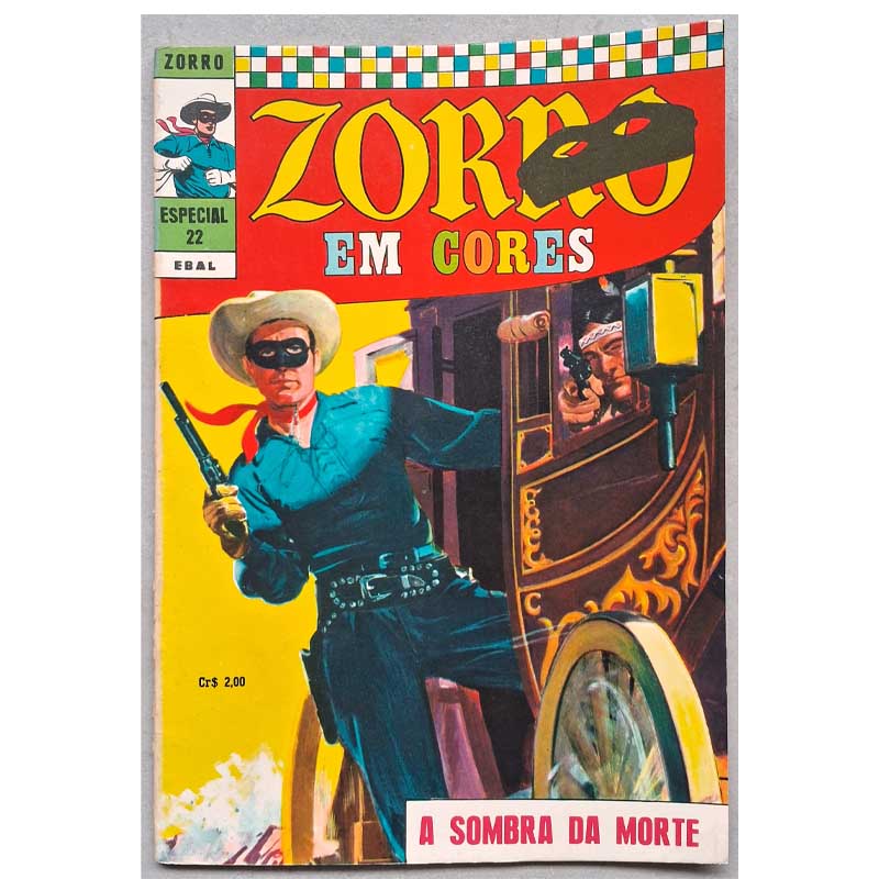 Zorro em Cores Nr 22 Fevereiro/1973 Ebal