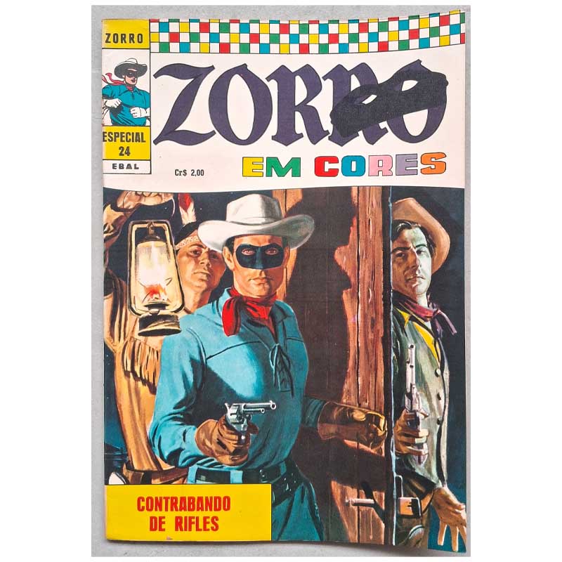 Zorro em Cores Nr 24 Abril/1973 Ebal