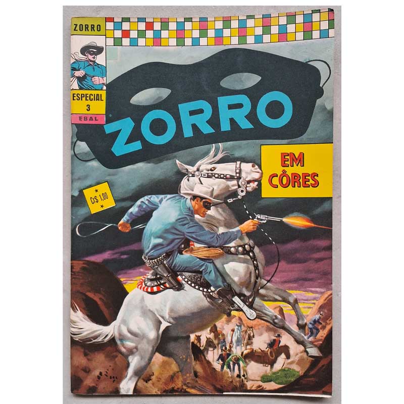 Zorro em Cores Nr 3 Setembro/1970 Ebal