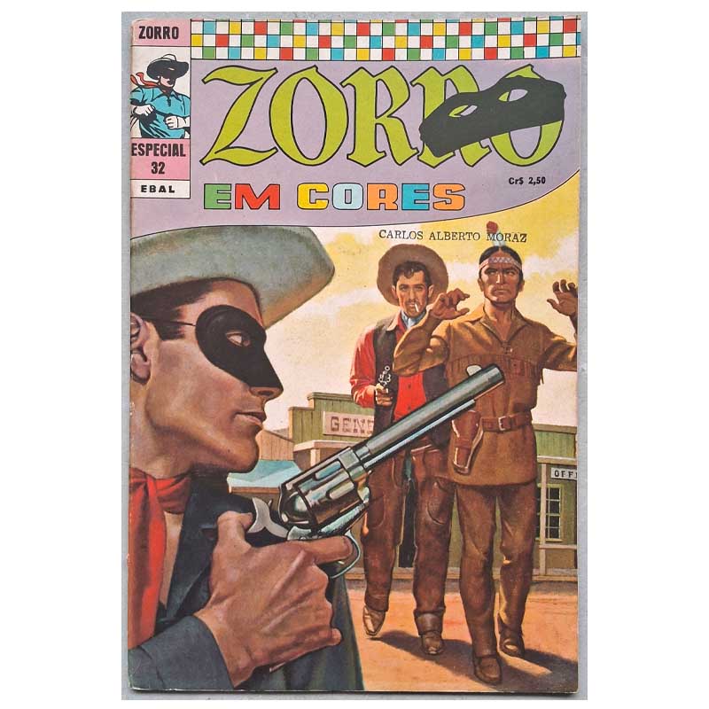 Zorro em Cores Nr 32 Dezembro/1973 Ebal