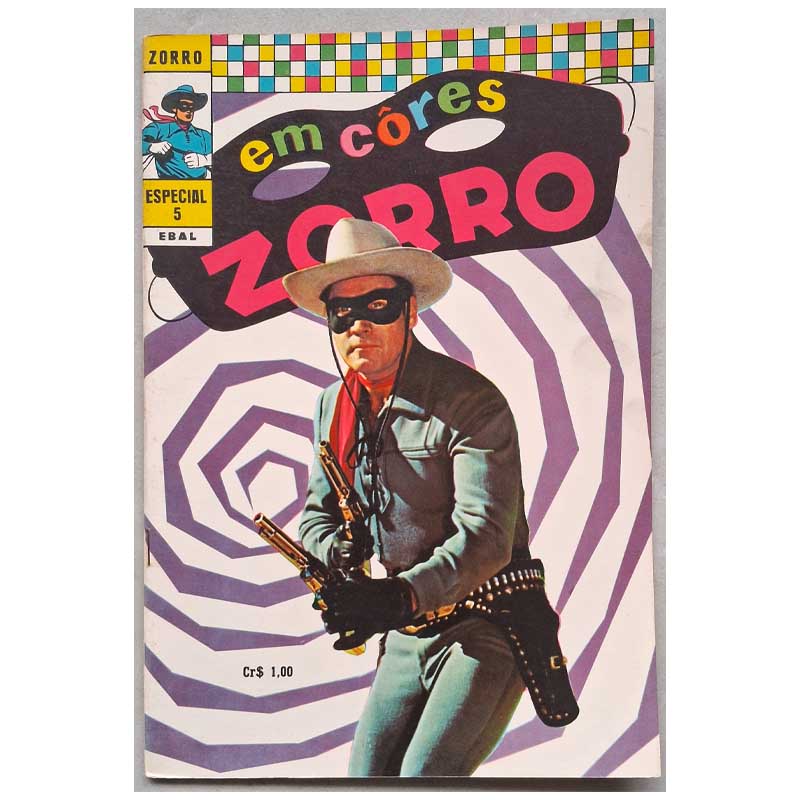 Zorro em Cores Nr 5 Março/1971 Ebal