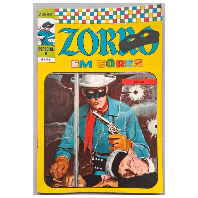 Zorro em Cores Nr 6 Junho/1971 Ebal