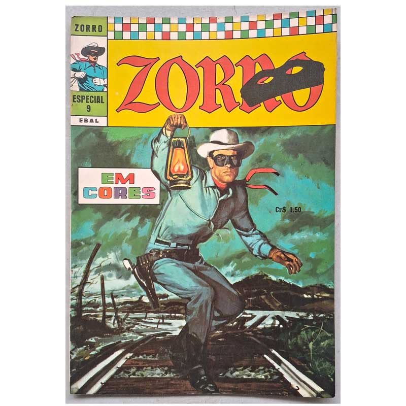 Zorro em Cores Nr 9 Janeiro/1972 Ebal