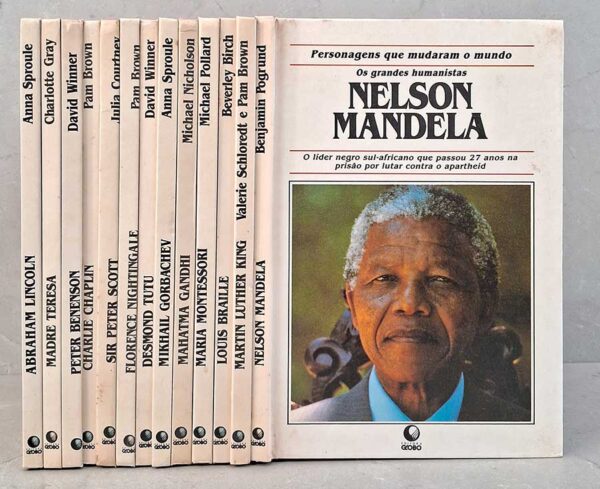 Personagens que Mudaram o Mundo. Os Grandes Humanistas. Coleção completa em 13 volumes.   Editor: Globo.  Livros usados. Coleções completas. 