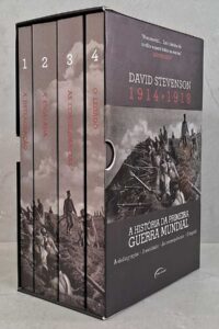 Box a história da Primeira Guerra Mundial: 1914-1918.  Autor: David Stevenson.  A Deflagração; A Escalada; As Consequências; O Legado.  Livros usados/seminovos. Obras e livros em box. I Guerra Mundial. 