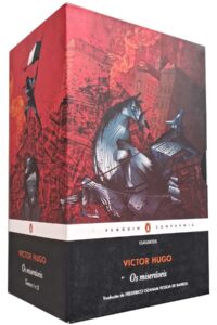 Box Os Miseráveis. Obra completa com dois volumes.  Autor: Victor Hugo.  Livros usados/seminovos.  Editora: Penguin; Companhia das Letras. 