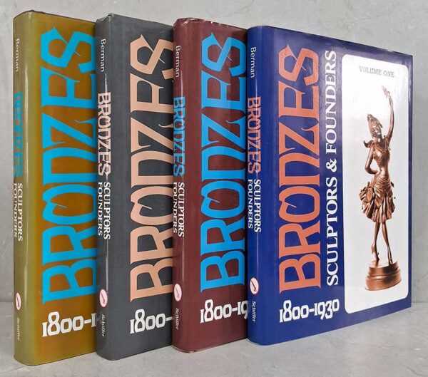 Bronzes Sculptors and Founders 1800-1930. Obra completa em 4 volumes.  Autor: Harold Berman.  Livros Usados/Seminovos.  Editora: Schiffer.  