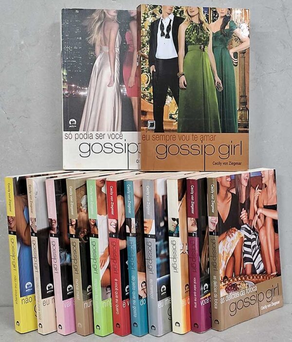 Gossip Girl. Série Completa com 13 livros.   Autor: Cecily Von Ziegesar.  Livros usados/seminovos. Séries completas.  Editora: Galera Record. 