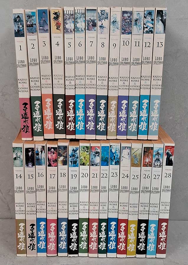 Lobo Solitário Coleção Completa 28 volumes