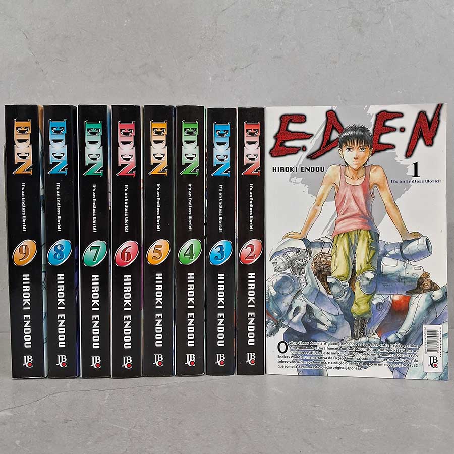 Mangás Eden: Coleção Completa Volumes 1 ao 9