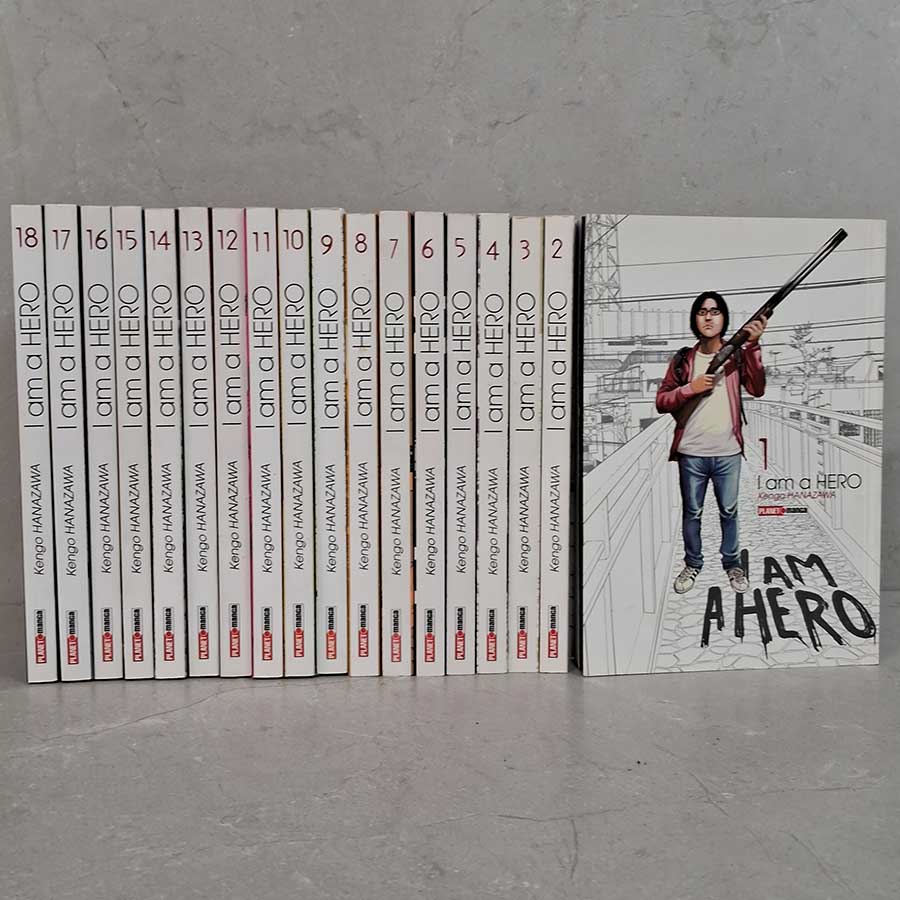 Mangás I am a Hero: Coleção Volumes 1 ao 18