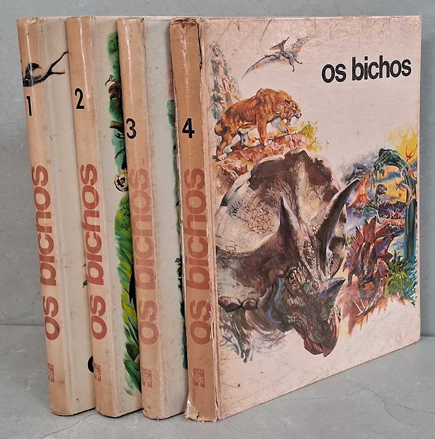 Os Bichos 4 Volumes + Livro Os Bichos Evoluem; Abril cultural