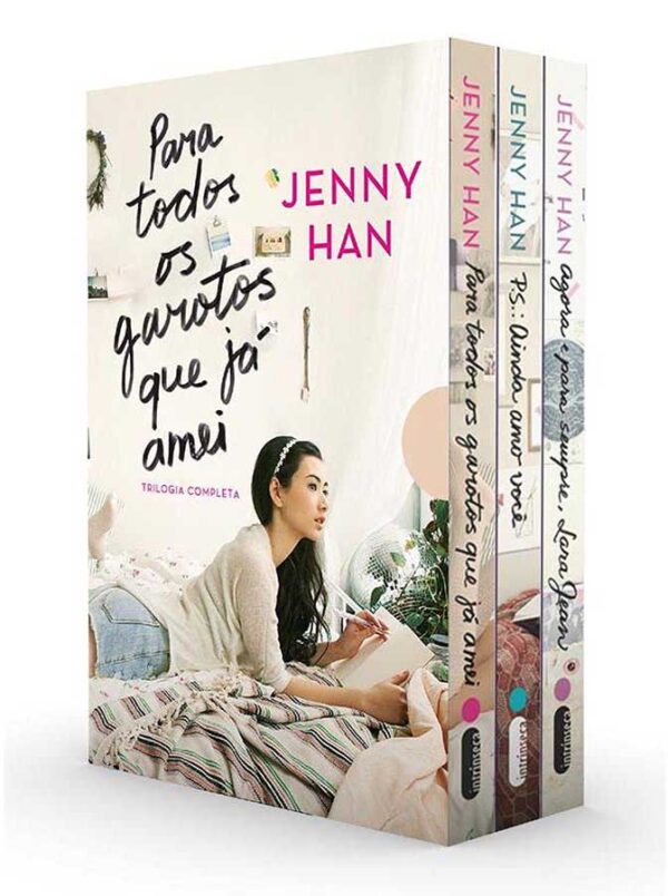 Box Para Todos os Garotos que Já Amei.  Autor: Jenny Han.   Livros da série: Para Todos os Garotos que Já Amei. P. S.: Ainda Amo Você. Agora e para Sempre, Lara Jean.   Livros usados/seminovos.   Editora: Intrinseca. 