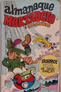 Almanaque do Mortadelo e Salaminho número 2.  Gibis antigos originais. Almanaques e edições especiais. Revistas em quadrinhos anos 70.  Editora: RGE - Rio Gráfica Editora.  Edição: Junho/1974. 