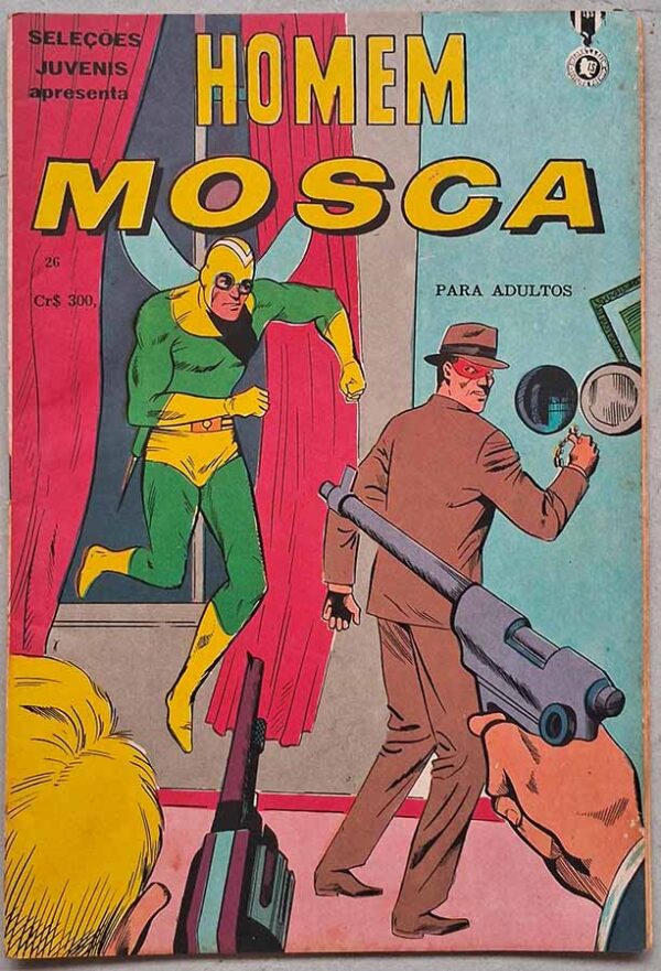 Seleções Juvenis Número 590. Homem Mosca #26.  Gibis antigos originais. Revistas em quadrinhos anos 60.  Editora: La Selva.  Edição: Março/1967. 