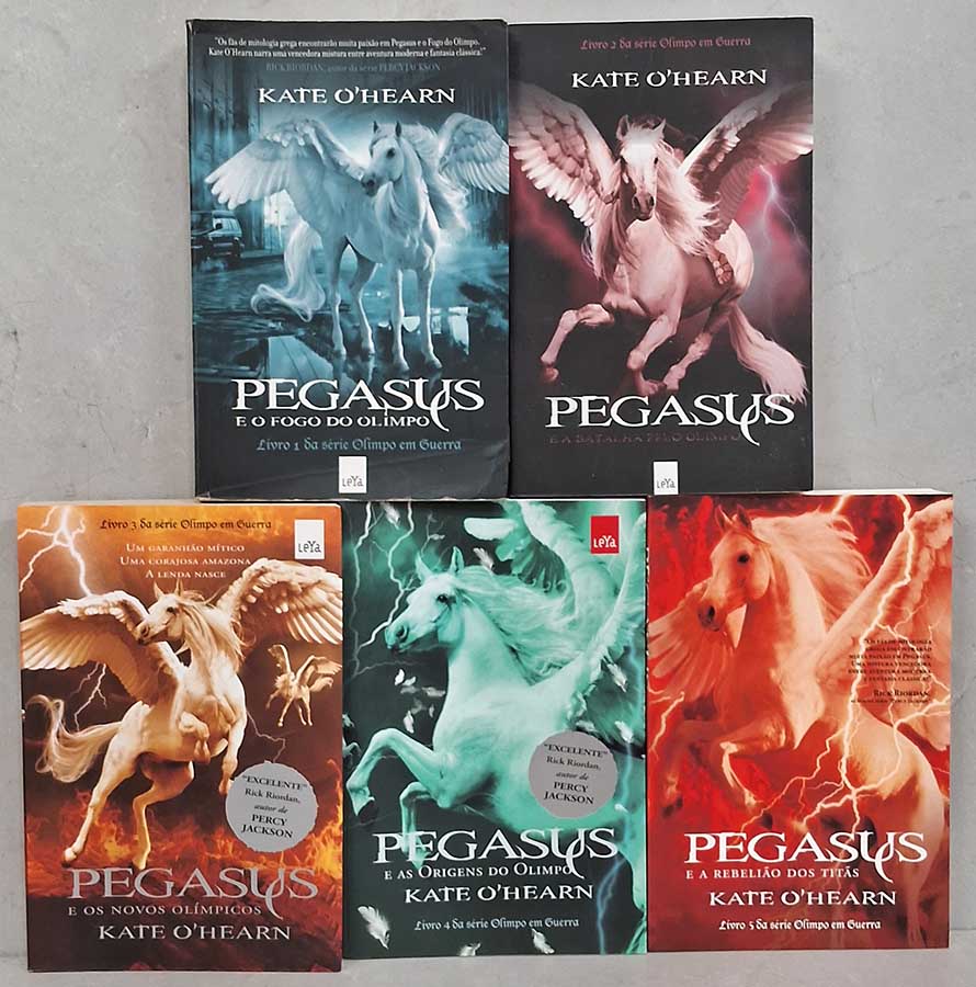 Pegasus Olimpo em Guerra: Série Completa com 5 Livros